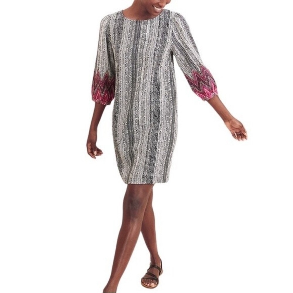 Garnet Hill | 100% Linen Market Dress Size Small NWOT